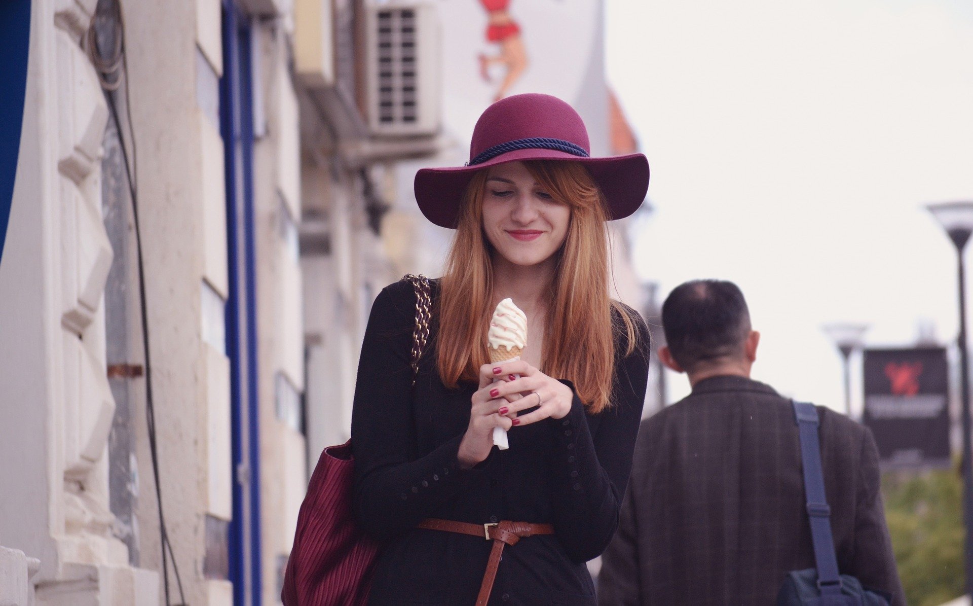 Prioritize Your Happiness. girl with ice-creme. woman. girl. ice creme. www.blisslife.in